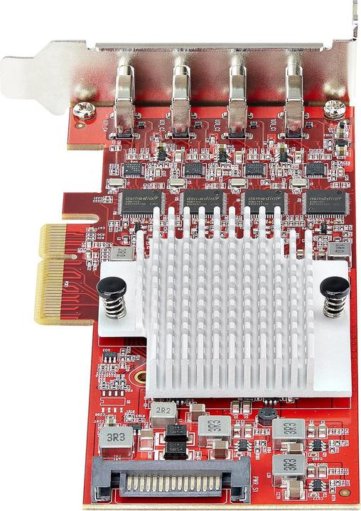 Produktbild StarTech 4-PORT USB-C 10GB PCIE CARD LP USB-C 3.2 10GBPS