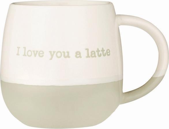 Actual product image Price & Kensington Mug "I love you, a latte"
