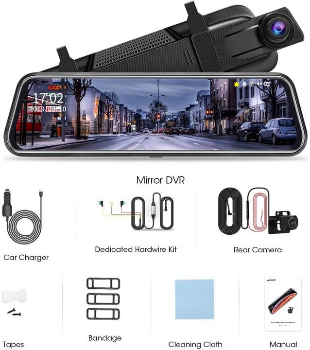 Produktbild Jansite Dashcam (Beschleunigungssensor, Eingebautes Display, Eingebautes Mikrofon, Full HD)