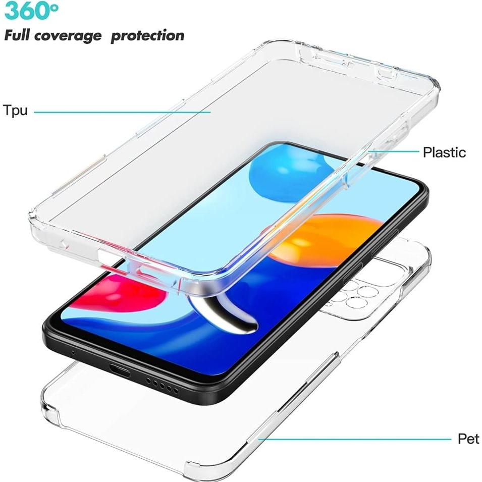 Thumbnail - Screenguard 360° Screen & Body Protector Xiaomi Redmi Note 11S Hülle mit Folie (Xiaomi Redmi Note 11S), Smartphone Hülle...