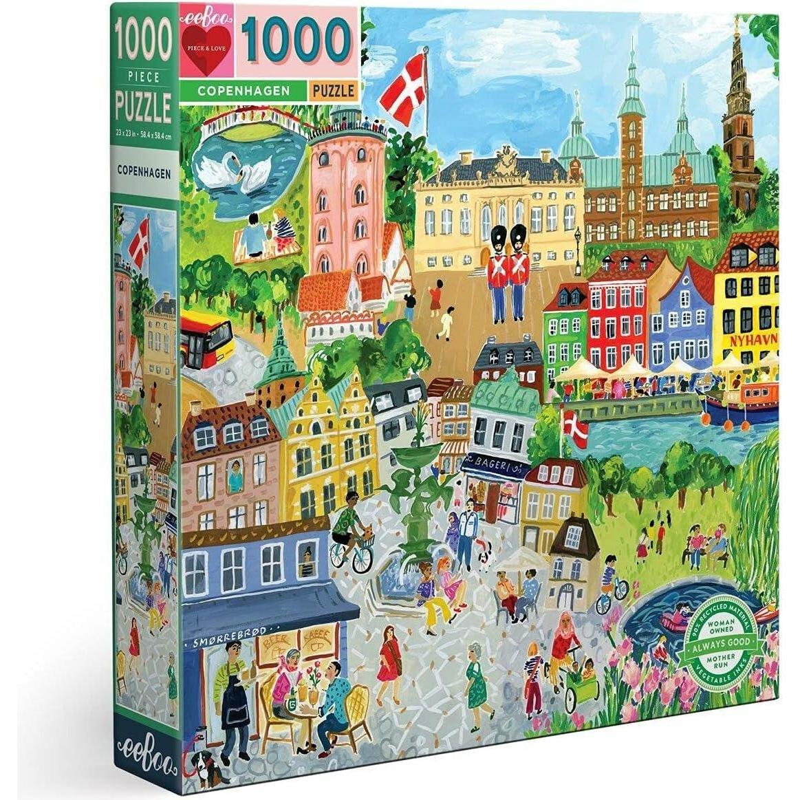 Eeboo Copenhagen Block-Puzzle 1000 Stück(e) Kunst (1000 Teile)