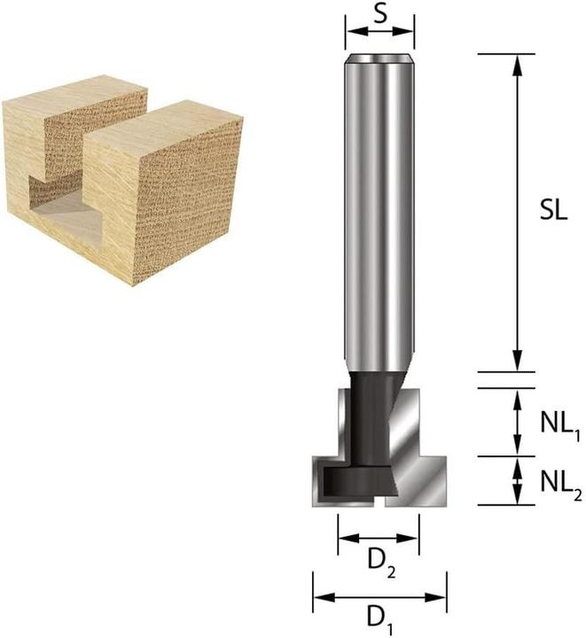 Produktbild Hws T-Nutfräser-Set