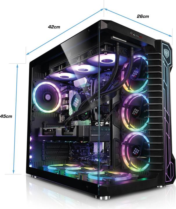 Produktbild Kiebel Panorama XL 14 (4000 GB, 32 GB, Intel Core i7-14700KF, GeForce RTX 4080 SUPER)