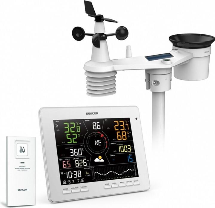 Sencor Station météo SWS 16600 WiFi 7-en-1