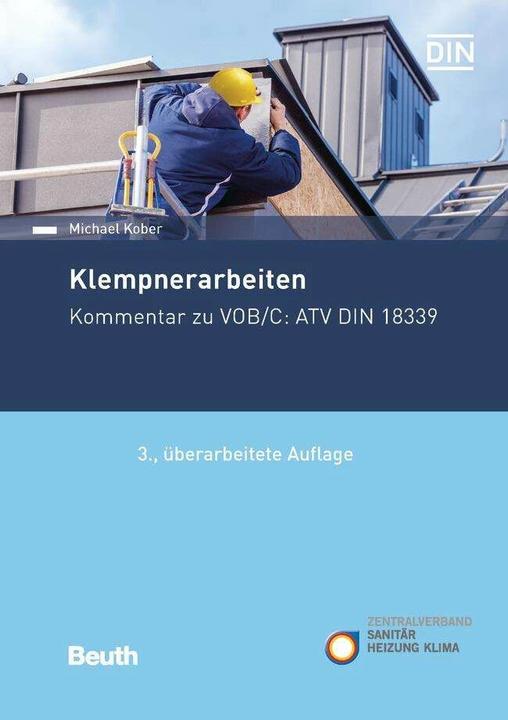 Produktbild Klempnerarbeiten (Deutsch, Michael Kober, DIN e.V., ZVSHK, 2018)