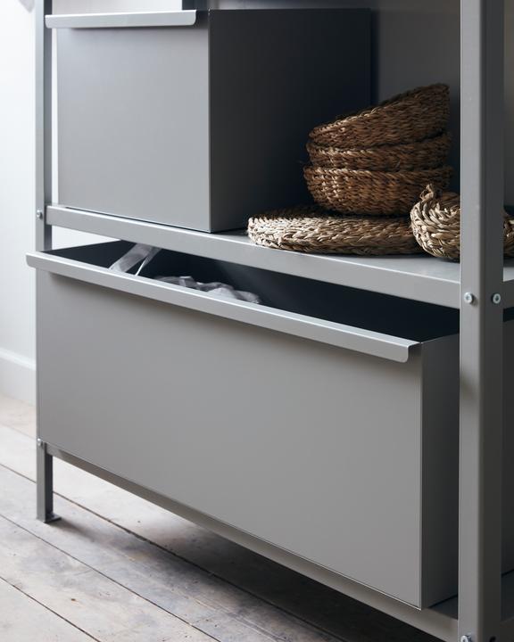 Actual product image Meraki Storage solution for shelf, MKRack, grey (103.71 l)