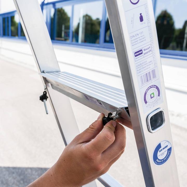 Actual product image Munk MaxxStep stair module, for rung ladders, width 405 mm. (Scaffolding, 40.50 cm)