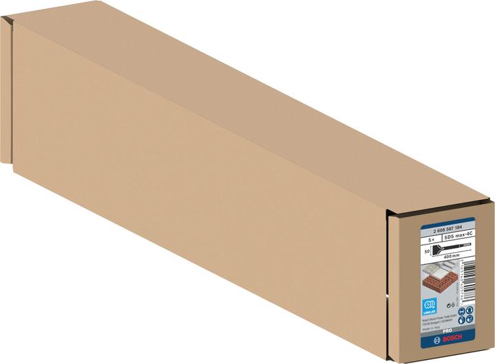 Image du produit Bosch Professional Zubehör PRO SDS max-4C Jeu de burins à bêcher, 50 x 400 mm (50 mm)