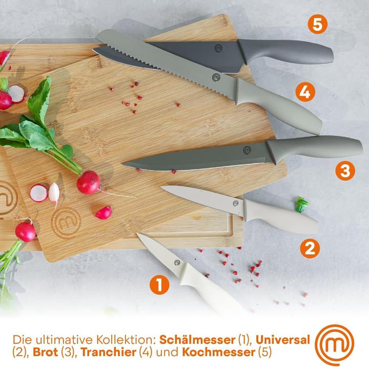 Actual product image Masterchef 5-teiliges Messerset