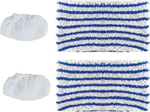 Polti PAEU0357 Accessoire de lavage Serviette jetable Bleu, blanc (4 pcs)