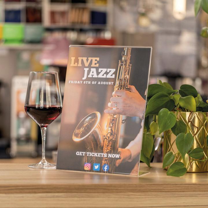 Image du produit Sigel Support de table, utilisable d'un seul côté, incliné (A5)