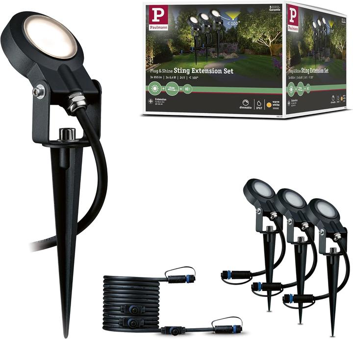 Paulmann Plug & Shine Sting Ergänzungsset (520 lm, IP67)