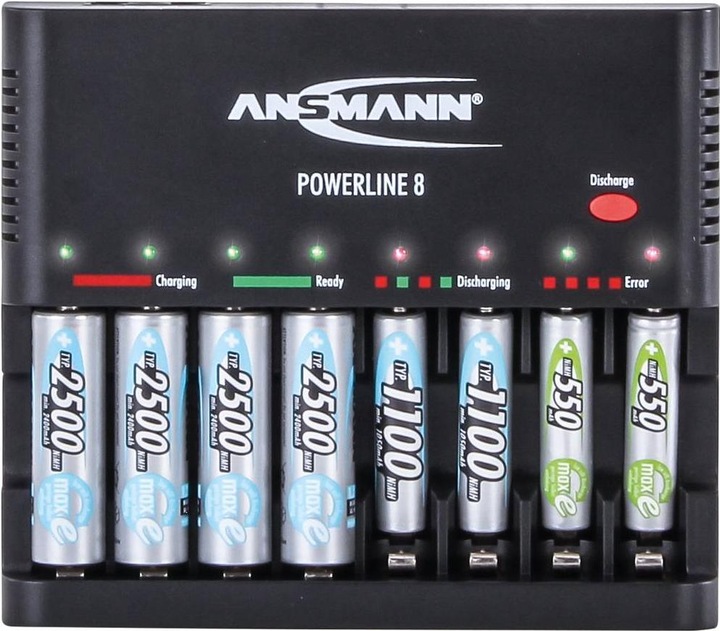 Actual product image Ansmann Powerline 8 (1 pcs., AAA, AA, Chargers without battery)