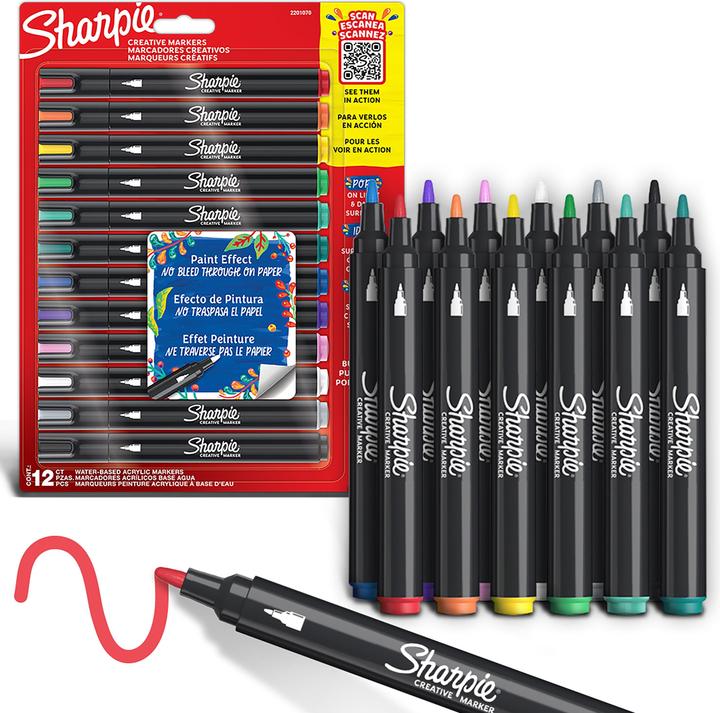 Produktbild Newell Sharpie - Marker (12x)