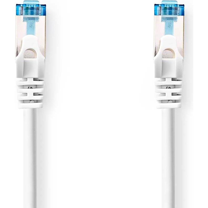 Nedis CAT6a-Netzwerkkabel S/FTP RJ45 Stecker RJ45 Stecker 1.00 m Snagless Rund LSZH (S/FTP, CAT6a, 1 m), Netzwerkkabel