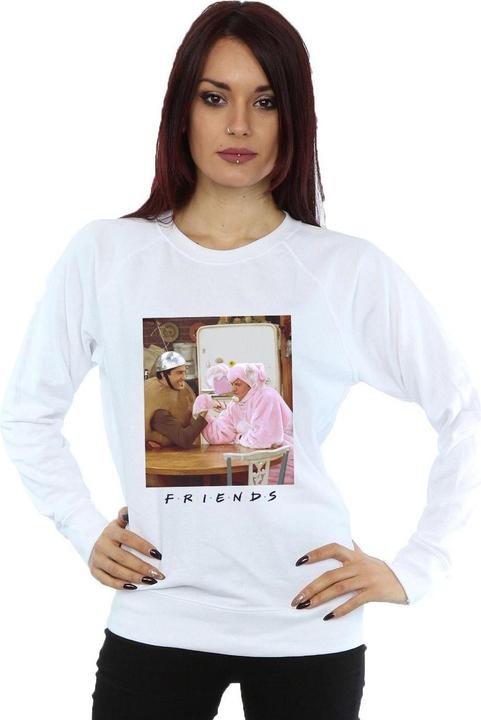 Actual product image Friends Womens/Ladies Ross And Chandler Arm Wrestling Sweatshirt (XXL)