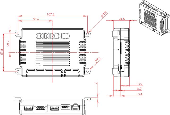 Valeurs nutritives et ingrédients Odroid Ordinateur monocarte M1S avec en-tête IO, 8 GB de RAM