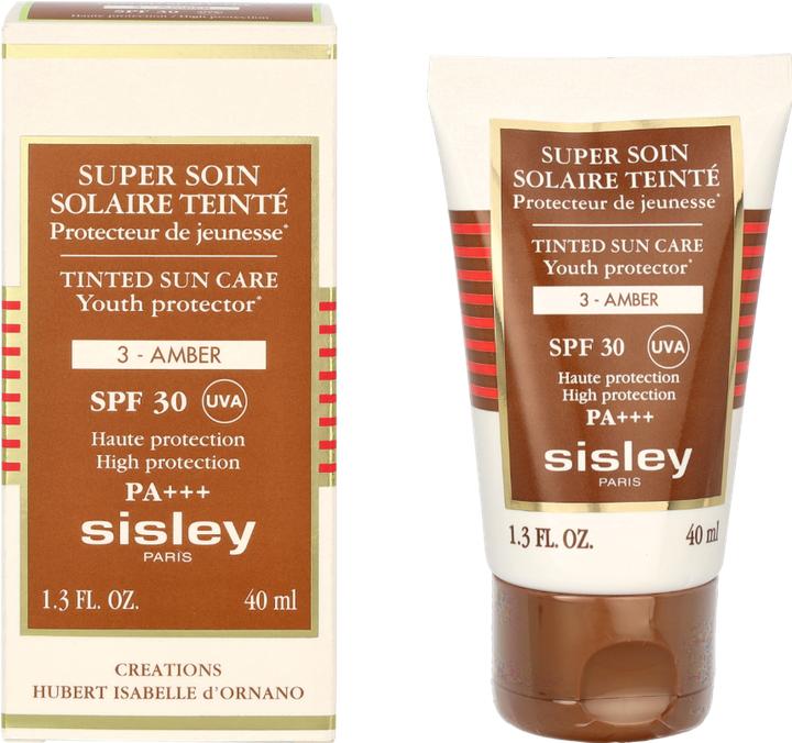 Image du produit Sisley Super Soin Solaire Teinte 3 Amber (Crème solaire visage, SPF 30, 40 ml)