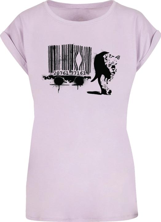 Produktbild Merchcode Ladies Brandalised - Barcode Leopard Circle T-Shirt - 189203 (M)