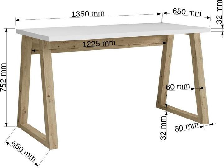 Actual product image ADRK Furniture Desk IWO