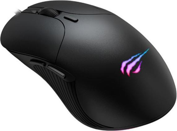 Produktbild Havit - Wired Gaming Mouse (MS1020WB) - with RGB Lights, 2400DPI, Erginomic Design, USB 5V - Black (Kabelgebunden)