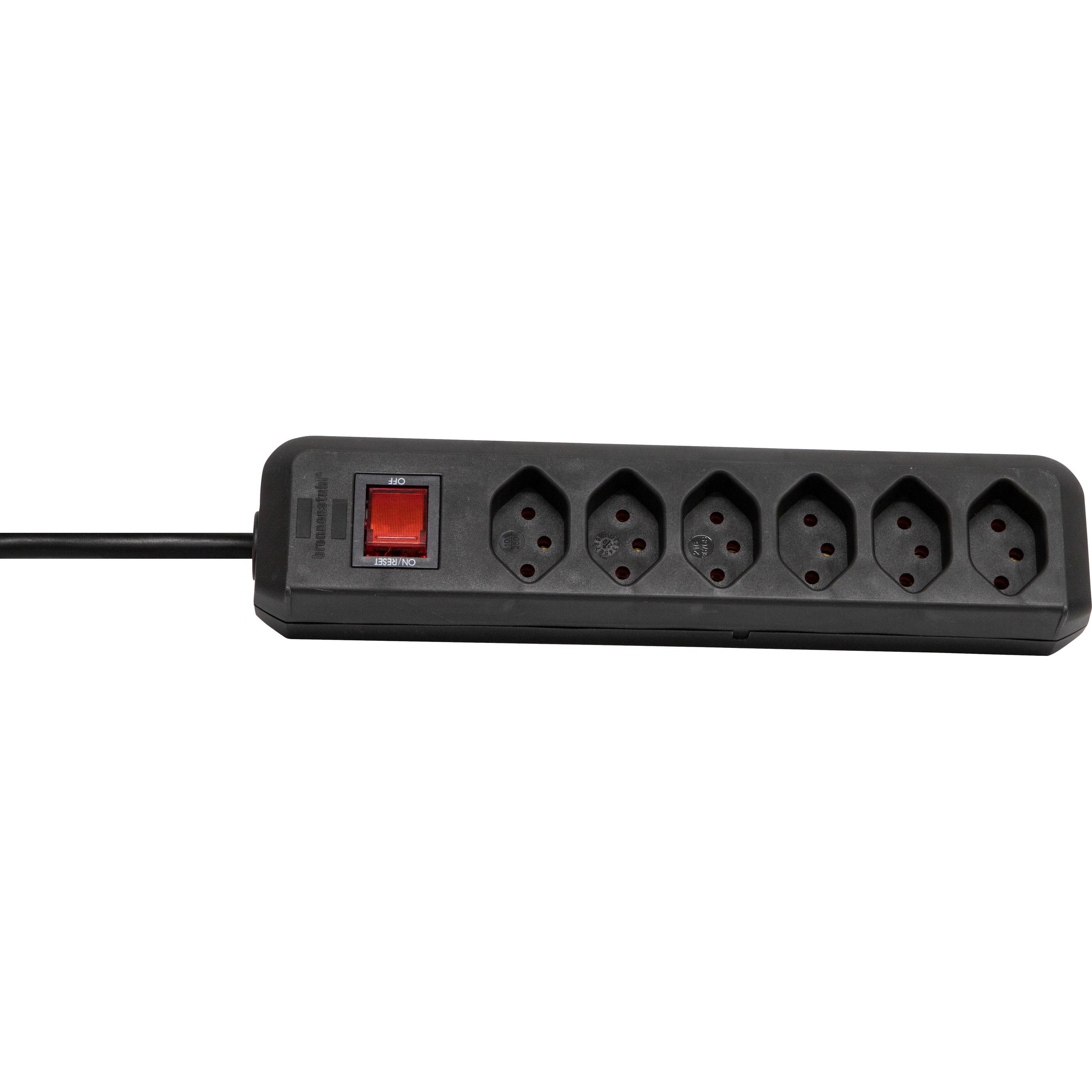 Brennenstuhl, Steckdosenleiste, CleverLine (6 x, Typ 12, 2 m)