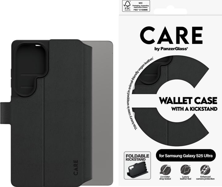 Actual product image PanzerGlass Care Wallet Case with kickstand (Samsung Galaxy S25 Ultra)