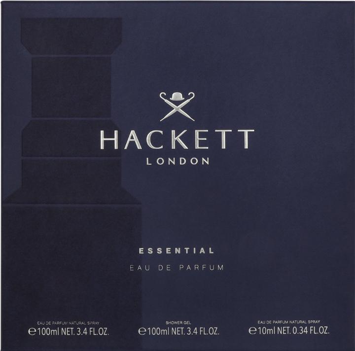 Actual product image Hackett Essential Christmas 2023 Eau de Parfum 100 / 10 / Shower Gel 100 (Perfume set)
