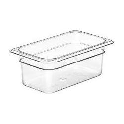 Multi Mensa Cambro 1/4GN 2,5L 26,5x16,2x10cm Policarbonato trasparente, 6 pezzi/scatola, Contenitori per alimenti, Trasparente