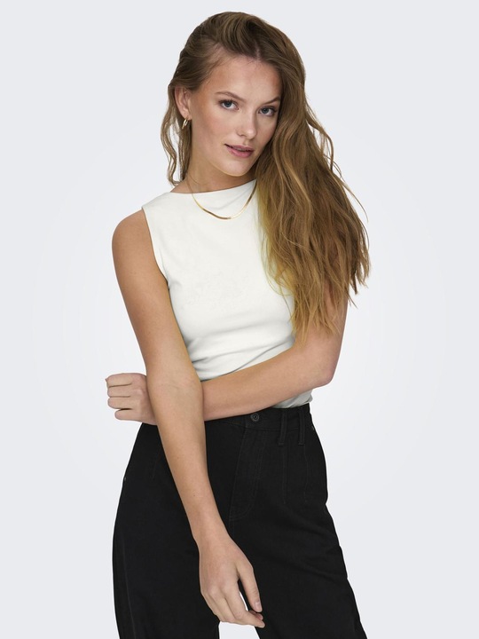 Actual product image Only Plain top without sleeves (XL)
