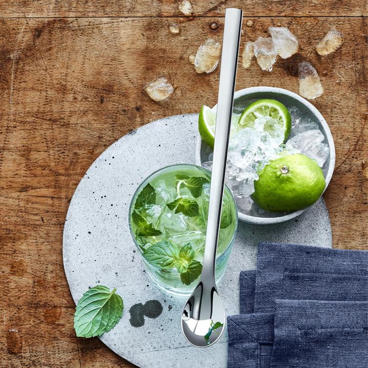 Produktbild WMF Longdrinklöffel lange Löffel Latte Macchiato 22cm 6tlg Nuova Edelstahl (6 Stk., Löffel)