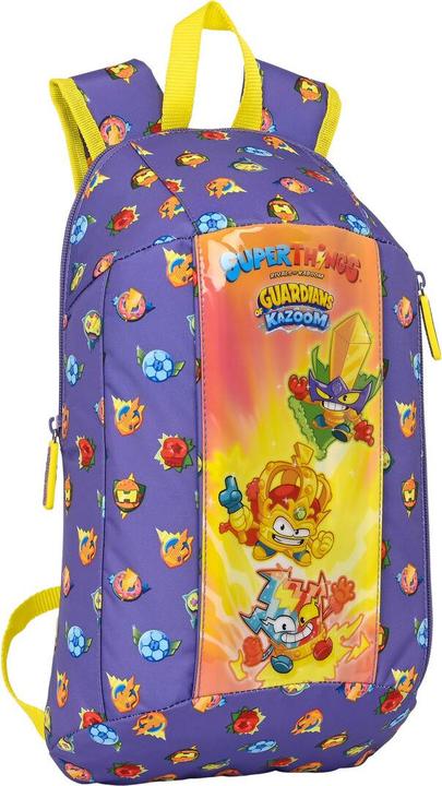 Produktbild Superthings Kinderrucksack Guardians of Kazoom Mini Lila Gelb (22 x 39 x 10 cm)