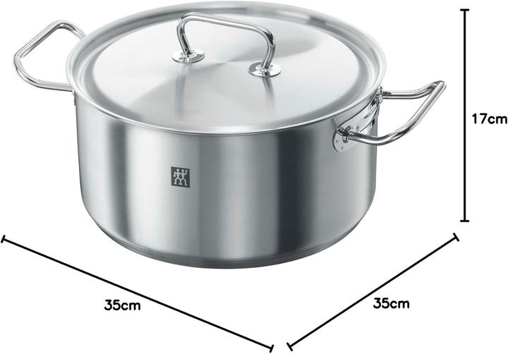 Actual product image Zwilling TWIN Classic roasting pot (28 cm, Casserole + Stewpot, Aluminium, Stainless steel)