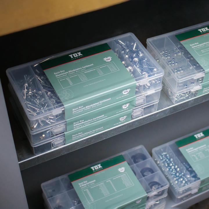 Actual product image Tox Basic Box Blind Rivets - Assortment 400 pcs.