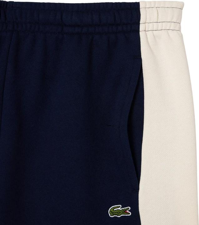 Actual product image Lacoste Mens Fleece Colour Block Regular Shorts (XS)