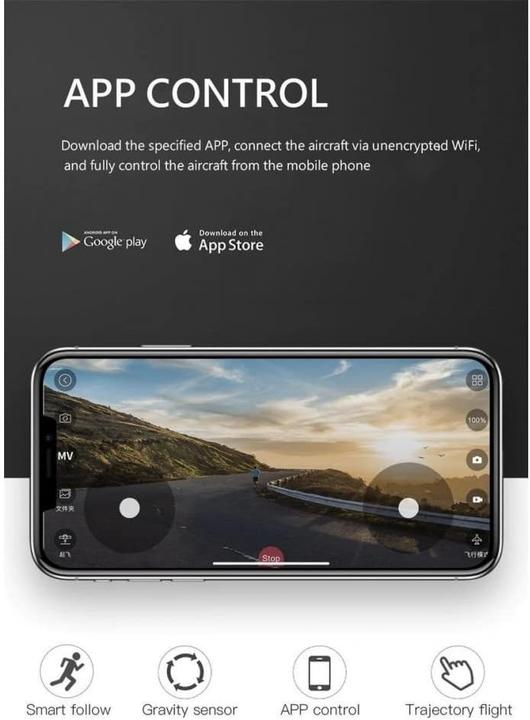 Immagine prodotto Luxwallet SG-ProX - Drone con videocamera per principianti e bambini - 4K WiFi - Funzionalità di volo -