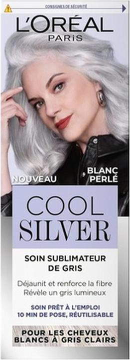 L'Oréal Paris Grauverstärkende Pflege neutralisiert Gelbstiche und kräftigt das Haar