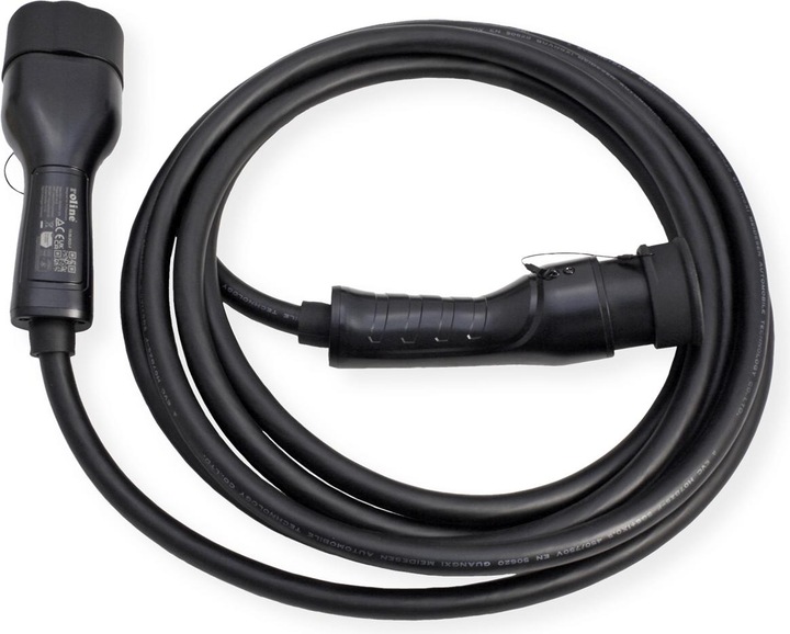 Immagine prodotto Roline Cavo di ricarica per auto elettriche Tipo2, trifase (Tipo 2, 22 kW, 32 A, 5 m)