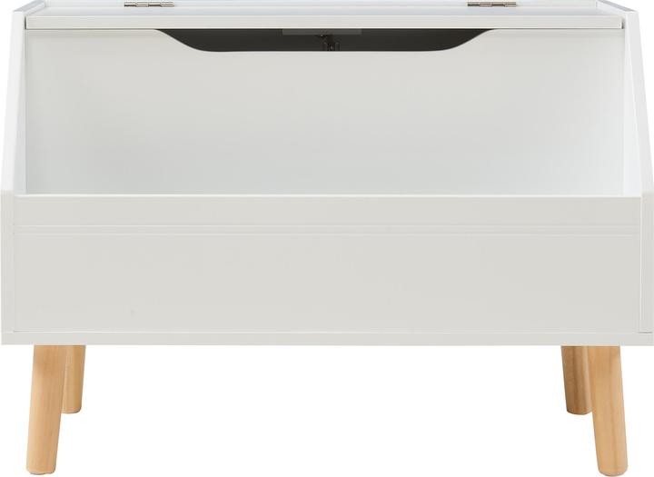 Produktbild En.Casa Spielzeugkiste Aavanrar 60x30x43 cm Weiss