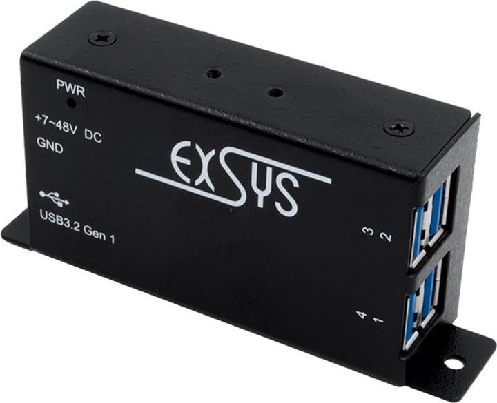 Produktbild Exsys USB 3.2 HUB 4-Port Gen1 (USB-B, 4 Ports)