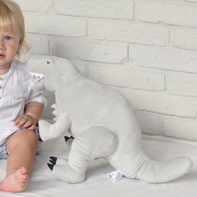 Actual product image Melootka Plush T - Rex grey (37 cm)
