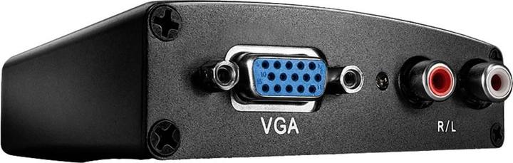 Lindy VGA + Audio an HDMI Konverter Maximale Aufloesung 1080p keine Skalierung (Extender)