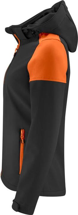 Productafbeelding Sharp Printer Prime Softshell Jas dames zwart/oranje - maat XXL (XXL)