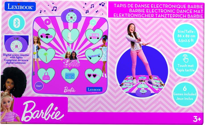 Image du produit Lexibook - Electronic, bluetooth and luminous dance mat Barbie (DM10BB)