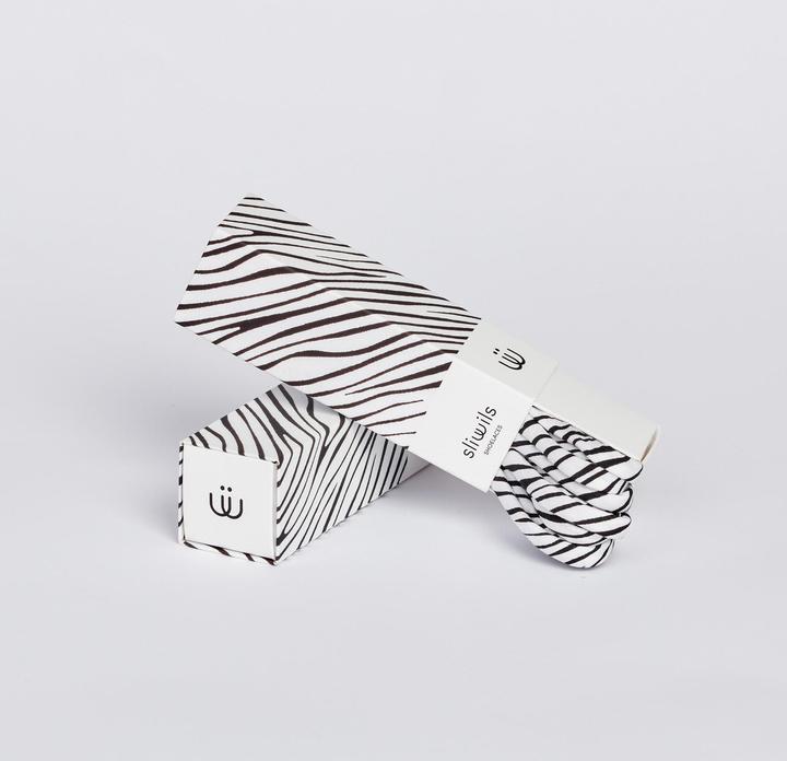 Immagine prodotto Sliwils Schuhbändel SAVAGE ZEBRA