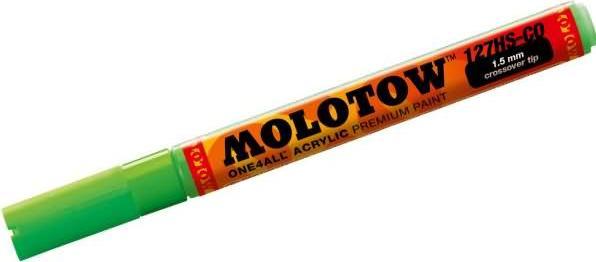Image du produit Molotow AKRYLMARKER 1.5mm vert fluo (vert fluo fluorecent, 1.50 mm, 1 x)