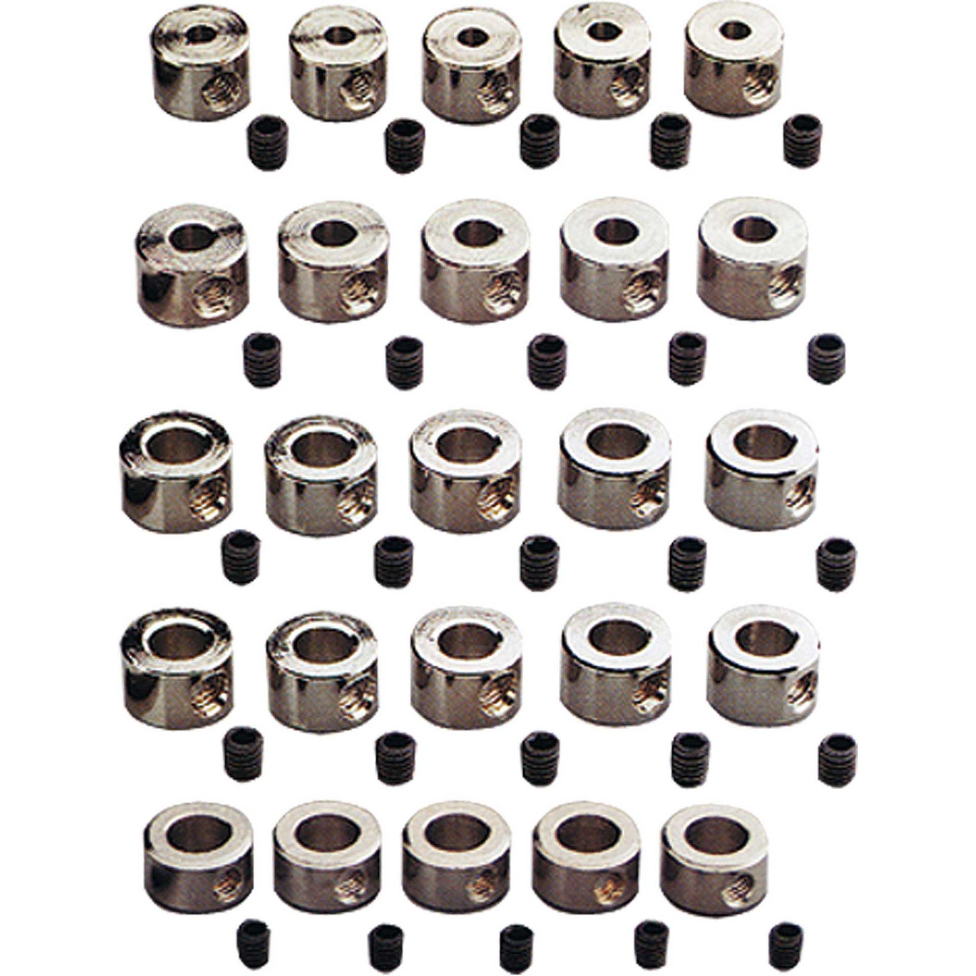 Modellbau Lindinger, Muttern + Unterlegscheiben, stellringe 6,1mm 5stk.