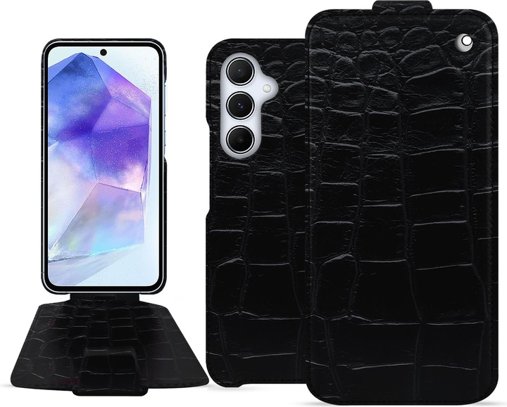 Actual product image Noreve Vertical leather shell (Samsung Galaxy A55)