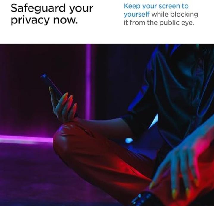 Actual product image Spigen GLAS.tR EZ Fit Privacy (2 pcs., Samsung Galaxy S24 Ultra)