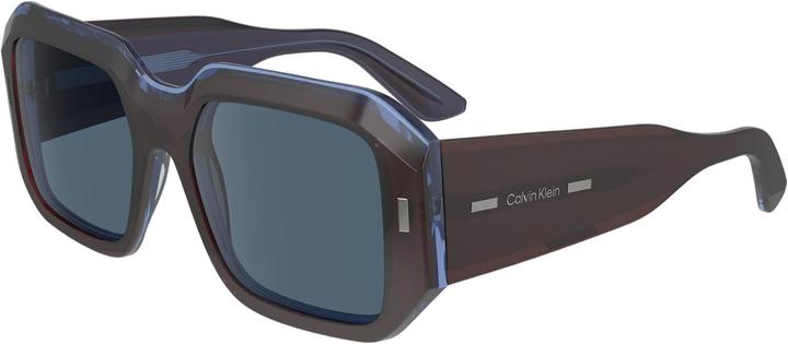 Dunkelbraun, Transparentblau